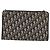 Borsa a Spalla in Tela Trotter Christian Dior Blu Navy e Oro Auth AMZ357 D'oro - vista 2