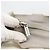 CHANEL Borsa Tote Nylon Bianco Argento CC Auth BSZ118 - vista 10