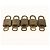 LOUIS VUITTON Set di 5 Lucchetti in Metallo Dorato LV Auth 173288 D'oro - vista 5