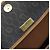 Christian Dior Bolso de hombro de lona de panal PVC negro y dorado Auth BA11669 - vista 17