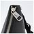 Borsa a Spalla in Pelle Nera e Argento GUCCI 394915 Auth ka3437 Nero - vista 19