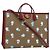 GUCCI GUCCI �~ Borsa Micro GG Supreme Doraemon PVC 2way Beige 653952 Auth ka3262SM D'oro