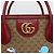 GUCCI GUCCI �~ Borsa Micro GG Supreme Doraemon PVC 2way Beige 653952 Auth ka3262SM D'oro - vista 19