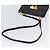 Borsa a Spalla Gancini in Pelle Nera e Oro Salvatore Ferragamo Auth LNZ598 Nero D'oro - vista 7