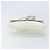 Céline Borsa a spalla in pelle CELINE Star Ball Chain Bianco Argento Auth LNZ806 - vista 5