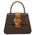 Céline Borsa a mano in tela Macadam CELINE PVC 2in1 oro marrone Auth ARZ616A D'oro - vista 13