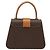 Céline Borsa a mano in tela Macadam CELINE PVC 2in1 oro marrone Auth ARZ616A D'oro - vista 2