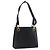 Borsa a Spalla Gancini in Pelle Nera e Oro Auth AMZ436 di Salvatore Ferragamo Nero D'oro