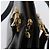Borsa a Spalla Gancini in Pelle Nera e Oro Auth AMZ436 di Salvatore Ferragamo Nero D'oro - vista 10