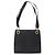 Borsa a Spalla Gancini in Pelle Nera e Oro Auth AMZ436 di Salvatore Ferragamo Nero D'oro - vista 2