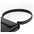 Borsa a Spalla Vala in PVC Canvas Nero Argento di Salvatore Ferragamo Auth gh1939 - vista 8