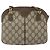 Borsa Sherry Line GG Supreme Web di GUCCI in PVC beige e oro 904 02 047 Auth ep13893 D'oro - vista 2