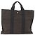 Hermès HERMES Her Line Tote Tasche Canvas Grau Silber Auth bs34142 Braun - Ansicht 2