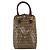 Borsa a mano in tela Zucchino FENDI beige e oro Auth SW2327A - vista 13