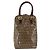 Borsa a mano in tela Zucchino FENDI beige e oro Auth SW2327A - vista 2