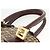 Borsa a mano in tela Zucchino FENDI beige e oro Auth SW2327A - vista 8