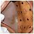 MCM Vicetos Zaino Logogramma in PVC Pelle Marrone Oro Auth bs33818 D'oro - vista 11