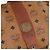 MCM Vicetos Zaino Logogramma in PVC Pelle Marrone Oro Auth bs33818 D'oro - vista 12