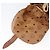 MCM Vicetos Zaino Logogramma in PVC Pelle Marrone Oro Auth bs33818 D'oro - vista 21