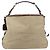 PRADA Schultertasche aus Canvas Beige Silber Authentisch YKZ082A - Ansicht 13