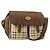 Borsa a Spalla Burberrys Nova Check PVC Beige Oro Auth 173230 D'oro