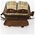 Borsa a Spalla Burberrys Nova Check PVC Beige Oro Auth 173230 D'oro - vista 10
