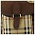 Borsa a Spalla Burberrys Nova Check PVC Beige Oro Auth 173230 D'oro - vista 18