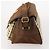 Borsa a Spalla Burberrys Nova Check PVC Beige Oro Auth 173230 D'oro - vista 3