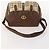 Borsa a Spalla Burberrys Nova Check PVC Beige Oro Auth 173230 D'oro - vista 7