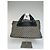 Céline Vintage Celine Triomphe Monogram Boogie Handtasche Grau Schwarz - Ansicht 12