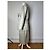Chloé Vintage Chloe Gestreiftes Twin Set Silber L - Ansicht 2
