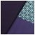 Stola reversibile in seta e angora con stampa totale Hermès Verde Blu navy - vista 4