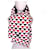 Bufanda acolchada con capucha y logo triangular de Prada Negro Blanco Roja  - vista 3