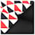 Bufanda acolchada con capucha y logo triangular de Prada Negro Blanco Roja  - vista 6