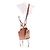 Borsa a spalla mini Hammock in pelle tan con cordino Loewe - vista 5