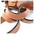 Borsa a spalla mini Hammock in pelle tan con cordino Loewe - vista 7