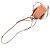 Borsa a spalla mini Hammock in pelle tan con cordino Loewe - vista 8
