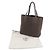 Hermès Borsa Tote Double Sens 45 HERMES Taupe Damier ebene - vista 2
