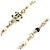 Collana in perle finte con strass Chanel Bambi Coco Mark D'oro - vista 6