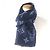 Chal de lana Vivienne Monogram de Louis Vuitton Azul marino - vista 2