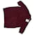 Brunello Cucinelli Bordeaux Cashmere-Pullover mit Pailletten