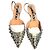 Mules slingback Rochas in pelle argentata 40 Argento