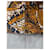 Cappello Bob Dior 'Toile de Jouy' in cotone Marrone Bianco Rosso Blu scuro - vista 2