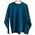 LANVIN en Bleu Strickpullover mit Rückband Grün