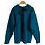 LANVIN en Bleu Strickpullover mit Rückband Grün - Ansicht 2