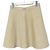 Falda de lana Empire Theory Beige