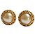 Timeless Orecchini a clip in perla finta a cerchio Chanel D'oro - vista 2