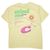 Autre Marque Camiseta de algodón WIND AND SEA × pen public Beige Amarillo