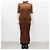 Autre Marque TAN GLITZERKLEID Strickkleid Bronze - Ansicht 3