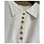 Camisa excepcional de Chanel Crudo Crema Blanco roto - vista 3